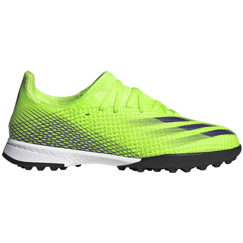 Botas de fútbol Adidas X Ghosted.3 Tf Junior verdes EG8216
