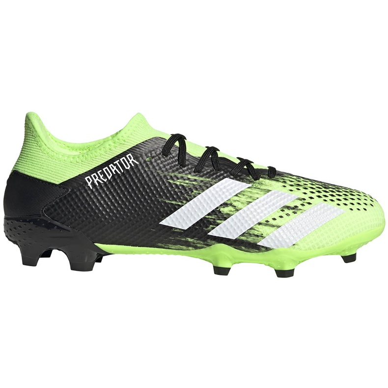 Botas de fútbol adidas Predator 20.3 L Fg verde y negro EH2922