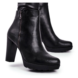 Botas de Mujer con Tacón Negro Eugene