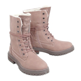 Trabajadores con cordones rosa 4667 Rosa