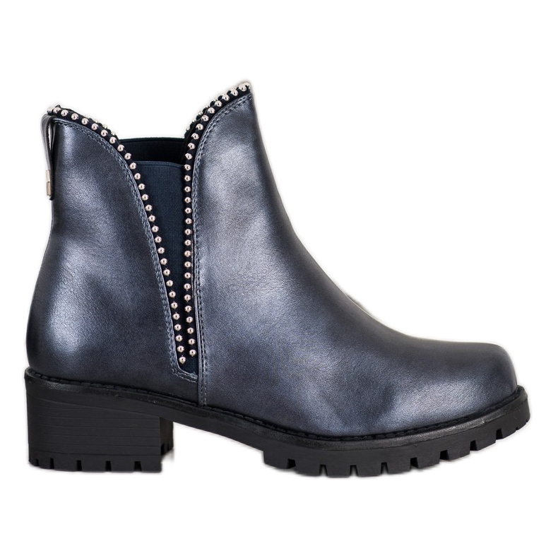 SDS Botines Chelsea azul marino