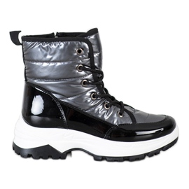 SHELOVET Botas de nieve cómodas negro