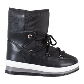 GOLL Botas de nieve cálidas negras negro