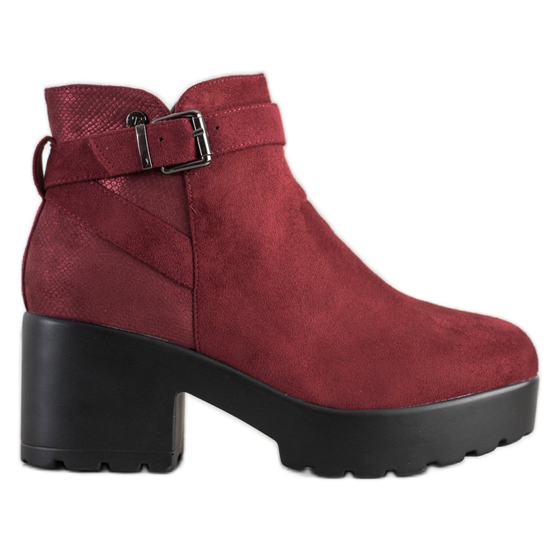 Best Shoes Botas ligeras en la plataforma rojo