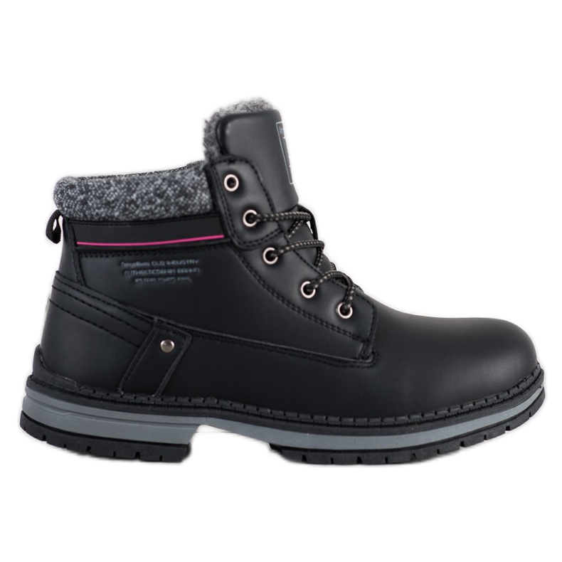 Arrigo Bello Botas atadas con calentamiento negro