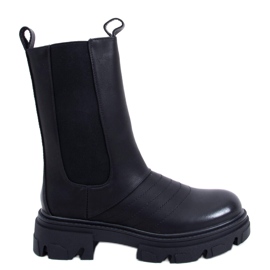 Botas de moto negras D-5 Black negro