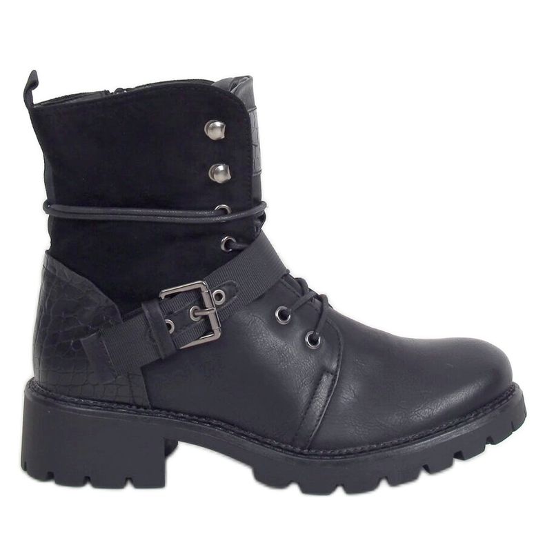Botas de trabajo negras 1215-PA Black negro