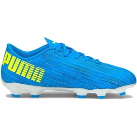 Botas de fútbol Puma Ultra 4.2 Fg Ag Jr 106364 01 azul azul