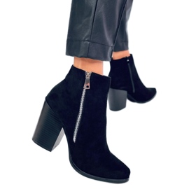 Botas Brick con tacones anchos TX-1873 Naranja rojo