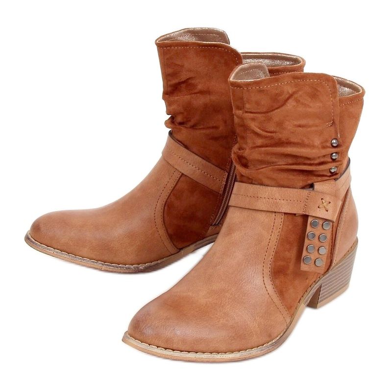 Camel Z1122 Botas de mujer Camel marrón