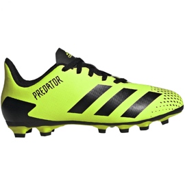 Botas de fútbol adidas Predator 20.4 FxG Jr EH3037 naranja, verde