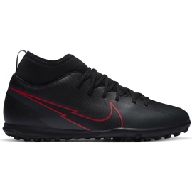 Zapatillas de fútbol Nike Mercurial Superfly 7 Club Tf Jr AT8156-060 morado, negro