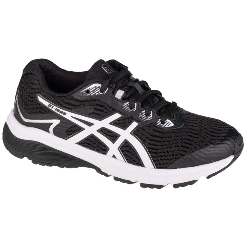 Asics GT-1000 8 Gs Jr 1014A068-001 blanco negro Asics GT-1000 8 Gs Jr 1014A068-001 blanco negro