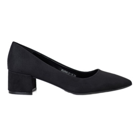 SHELOVET Bombas en tacones bajos negro