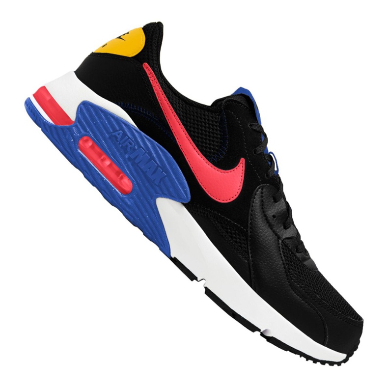 Calzado Nike Air Max Excee M CD4165-008 negro rojo amarillo
