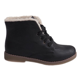 Botas de abrigo Jodhpur Fur 05-3 Black negro