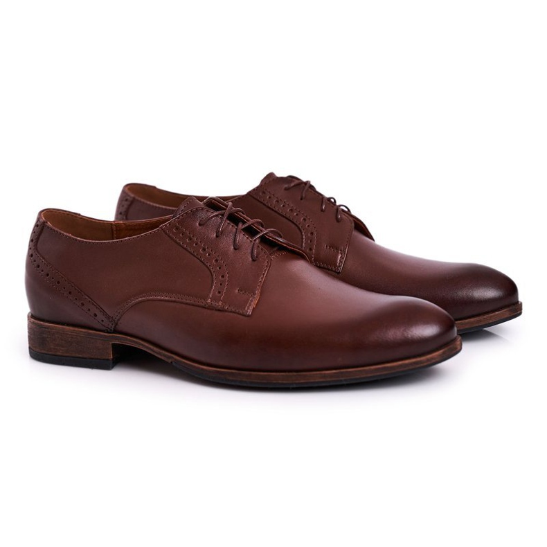 Bednarek Polish Shoes Mocasines Hombre Piel Con Suela Ligera Bednarek Marrón Oscuro