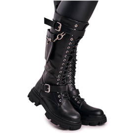PS1 Botas cálidas para mujer con riñón desmontable Black Brooklyn negro