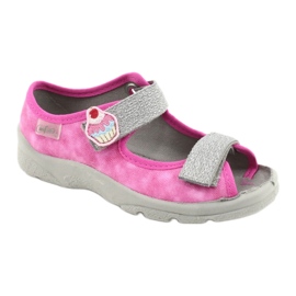 Calzado infantil befado 969X163 rosado plata