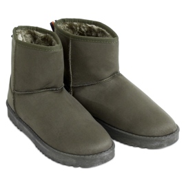 Botas de nieve de mujer verde HX-038 Verde