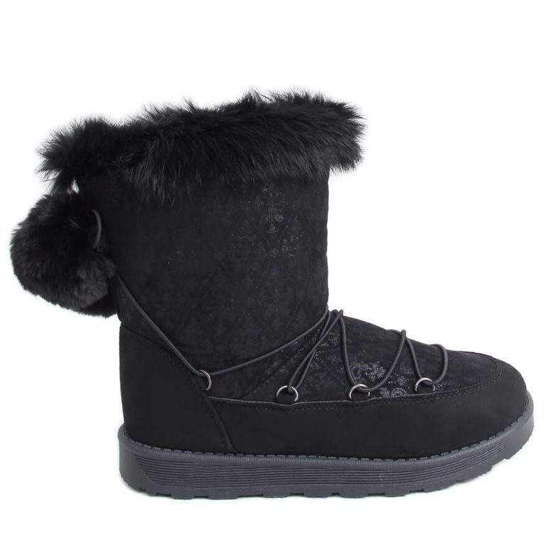 Botas de nieve mujer negras 259 Black negro