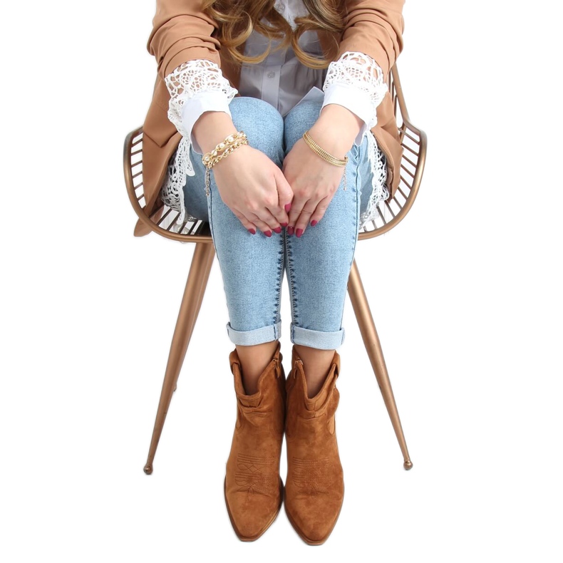 Bota cowboy mujer camel 99-65 camel marrón Bota cowboy mujer camel 99-65 camel marrón