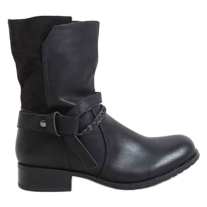 Botas de mujer negras F3163 Black negro Botas de mujer negras F3163 Black negro