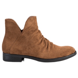 Seastar Botines casuales de ante marrón