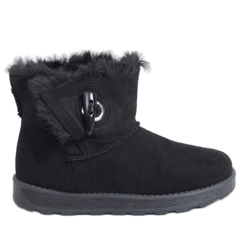 Botas de nieve negras con tachuelas 255 Black negro Botas de nieve negras con tachuelas 255 Black negro