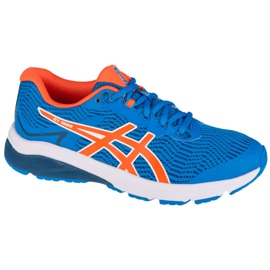 Asics GT-1000 8 Gs Jr 1014A068-400 blanco azul naranja