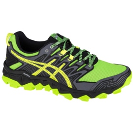 Asics Gel-FujiTrabuco 7 M 1011A197-300 negro gris verde amarillo