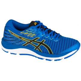 Asics Gel-Cumulus 21 Gs W 1014A069-401 negro azul amarillo