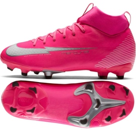 Zapatillas de fútbol Nike Mercurial Superfly 7 Academy Mg Jr DB5609 611 multicolor rosado