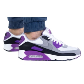 Nike Air Max 90 M CD0881-104 blanco negro púrpura gris
