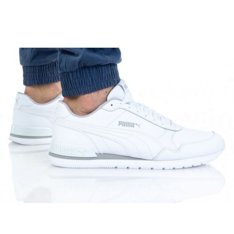 Zapatillas Puma St Runner V2 Full LM 365277 16 blanco gris Zapatillas Puma St Runner V2 Full LM 365277 16 blanco gris