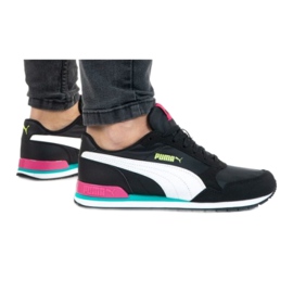 Zapatillas Puma St Runner V2 Nl W 365278 35 blanco negro rosado Zapatillas Puma St Runner V2 Nl W 365278 35 blanco negro rosado