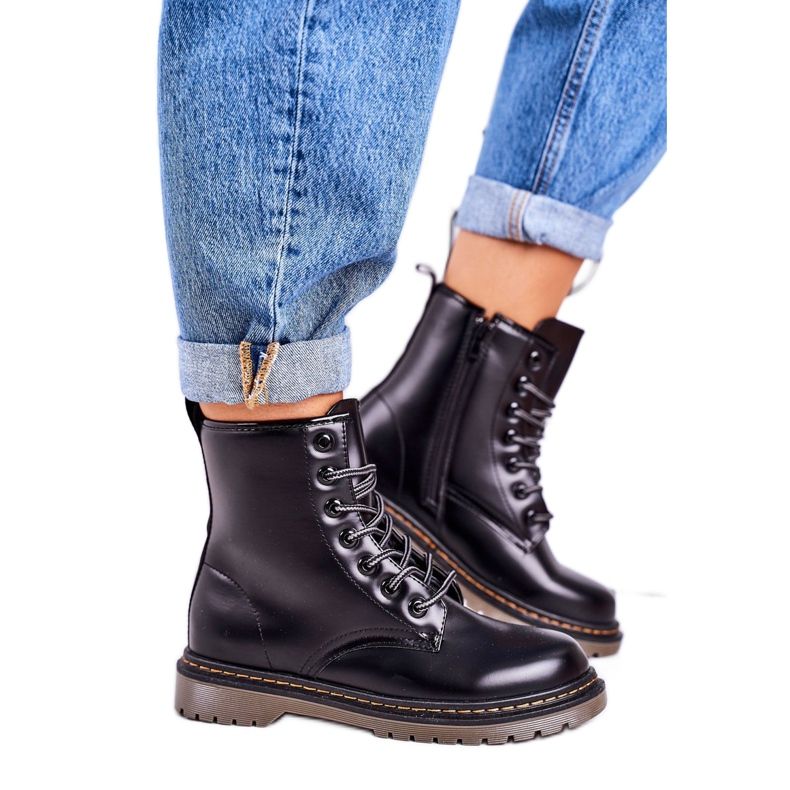 Botas de abrigo para mujer Matt Black Thunder negro Botas de abrigo para mujer Matt Black Thunder negro