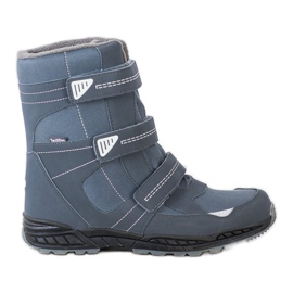 SHELOVET Botas de nieve con velcro azul SHELOVET Botas de nieve con velcro azul