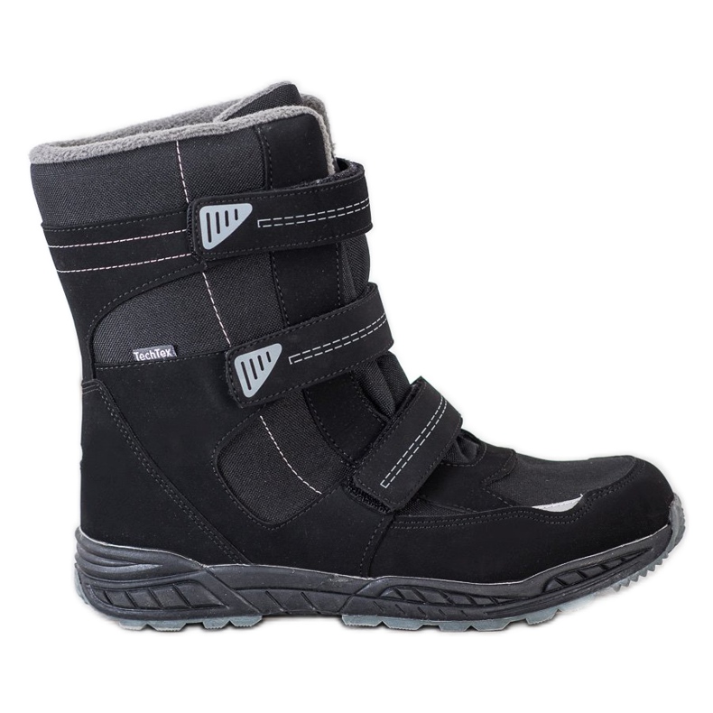 SHELOVET Botas de nieve con velcro negro SHELOVET Botas de nieve con velcro negro