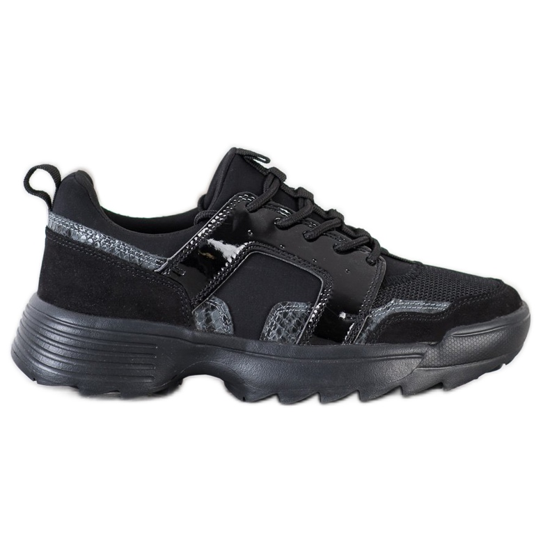 Kylie Zapatillas Negras Ligeras negro gris