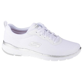 Skechers Flex Appeal 3.0 W 13070-WSL blanco plata