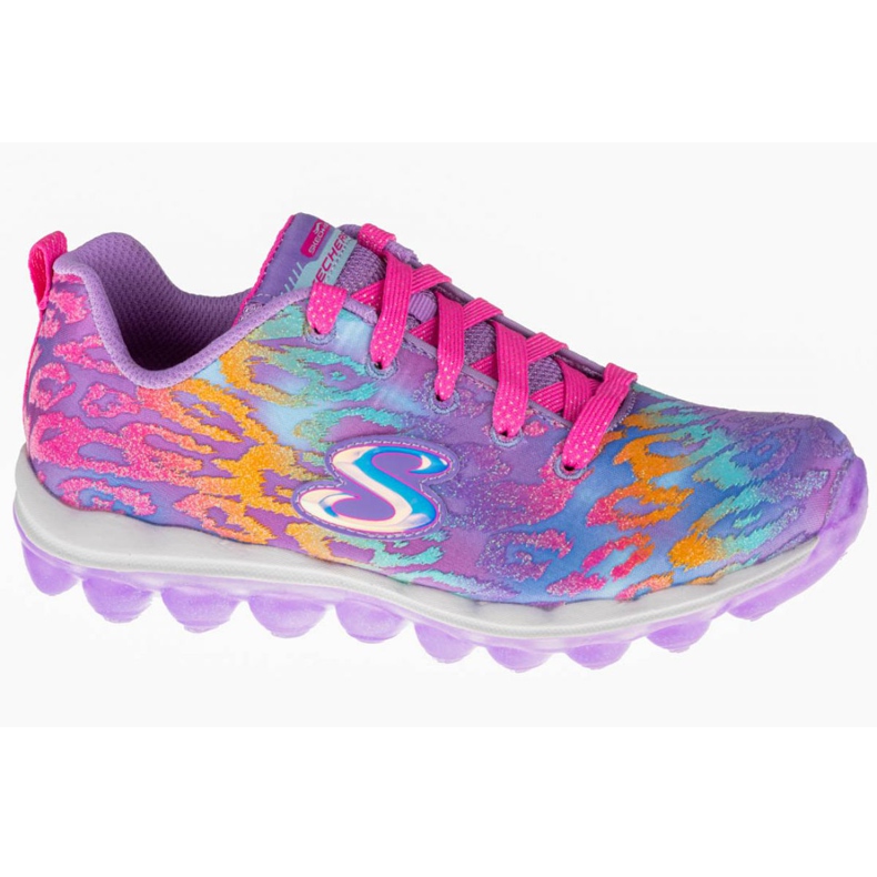 Zapatillas Skechers Skech-Air-Wild Jumpz Jr 84555L-LVMT violeta rosado multicolor