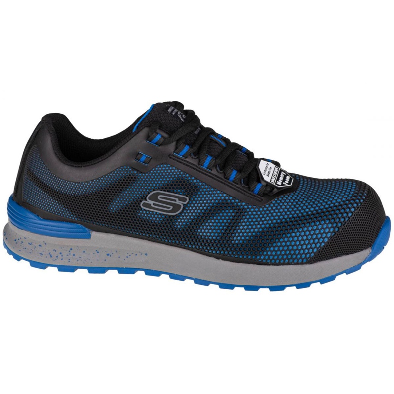 Zapatos Skechers Bulklin-Lyndale W 77180EC-BLU negro azul