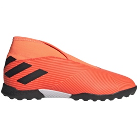 Botas de fútbol adidas Nemeziz 19.3 Ll Tf Jr EH0489 multicolor naranja