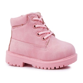 FRROCK Botas Niños Trappers Rosa Polvo Dexter