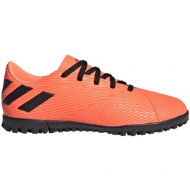 Botas de fútbol adidas Nemeziz 19.4 Tf Jr EH0503 multicolor naranja