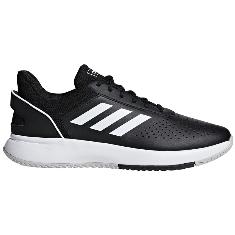 Zapatillas de hombre adidas Country Smash negras y blancas F36717 blanco negro