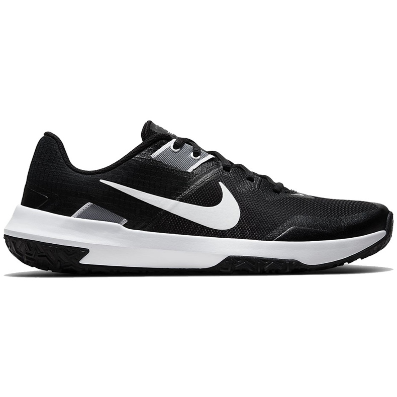 Zapatillas de hombre Nike Varisty Compete Tr 3 negras y blancas CJ0813 001 blanco negro
