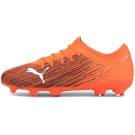 Botas de fútbol Puma Ultra 3.1 Fg Ag Jr 106098 01 multicolor, naranja naranjas y tintos