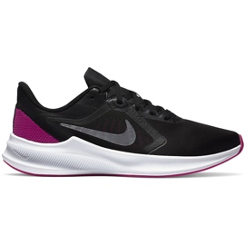 Zapatillas mujer Nike Downshifter 10 negras y rosas CI9984 004 negro rosado